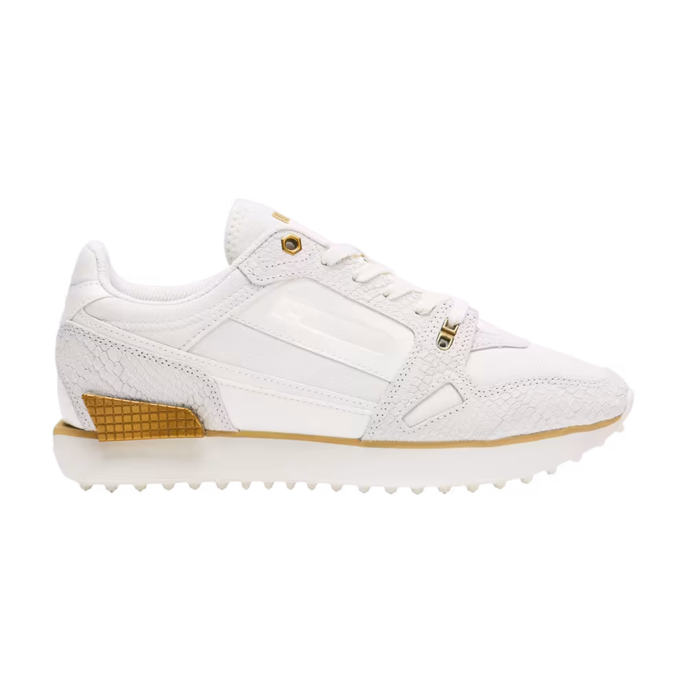 Puma Women's Mile Rider Metallic - White Snakeskin