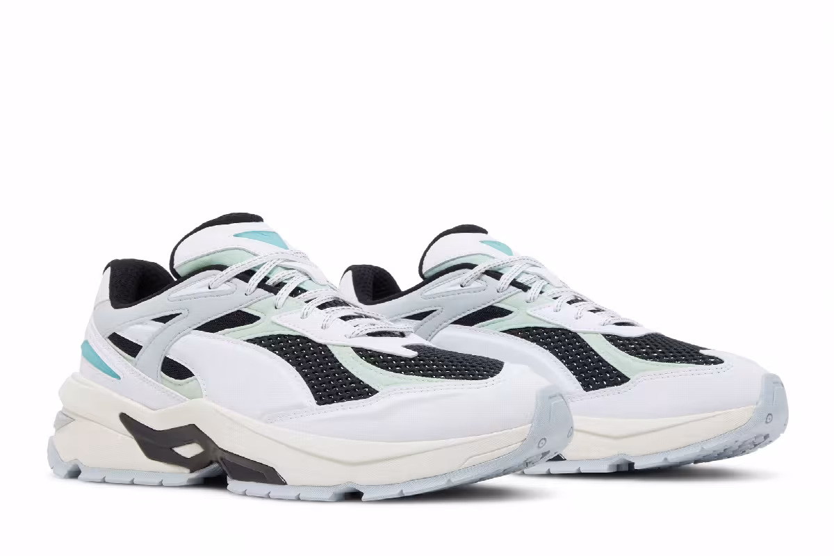 Puma Nano Odyssey White Black, view 9