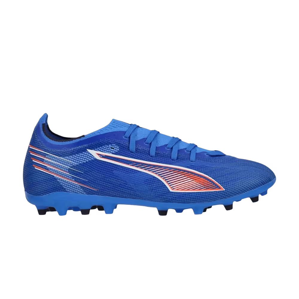 Puma Ultra 6 Match MG Ultra Blue White Glowing Red