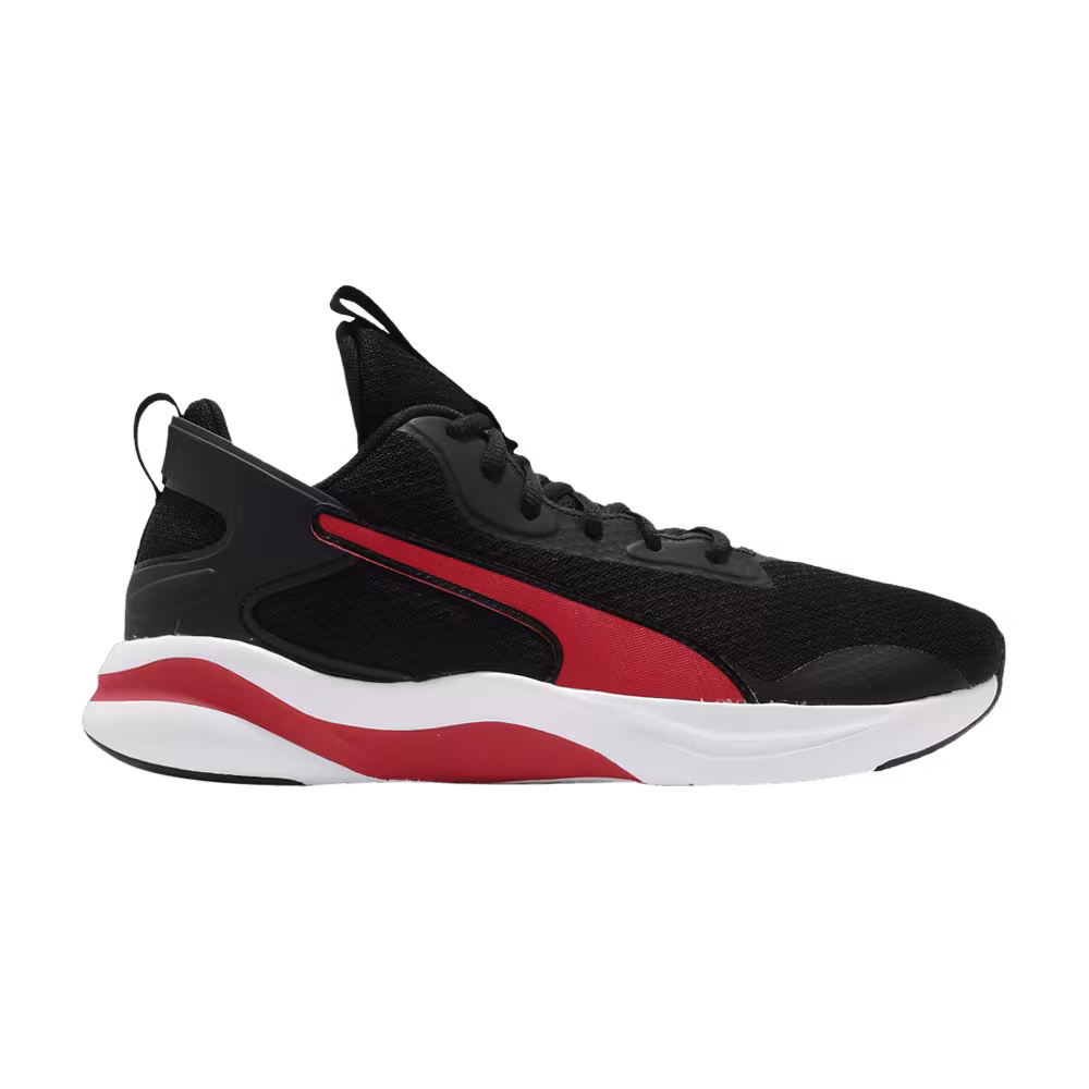 Puma Softride Rift Black High Risk Red