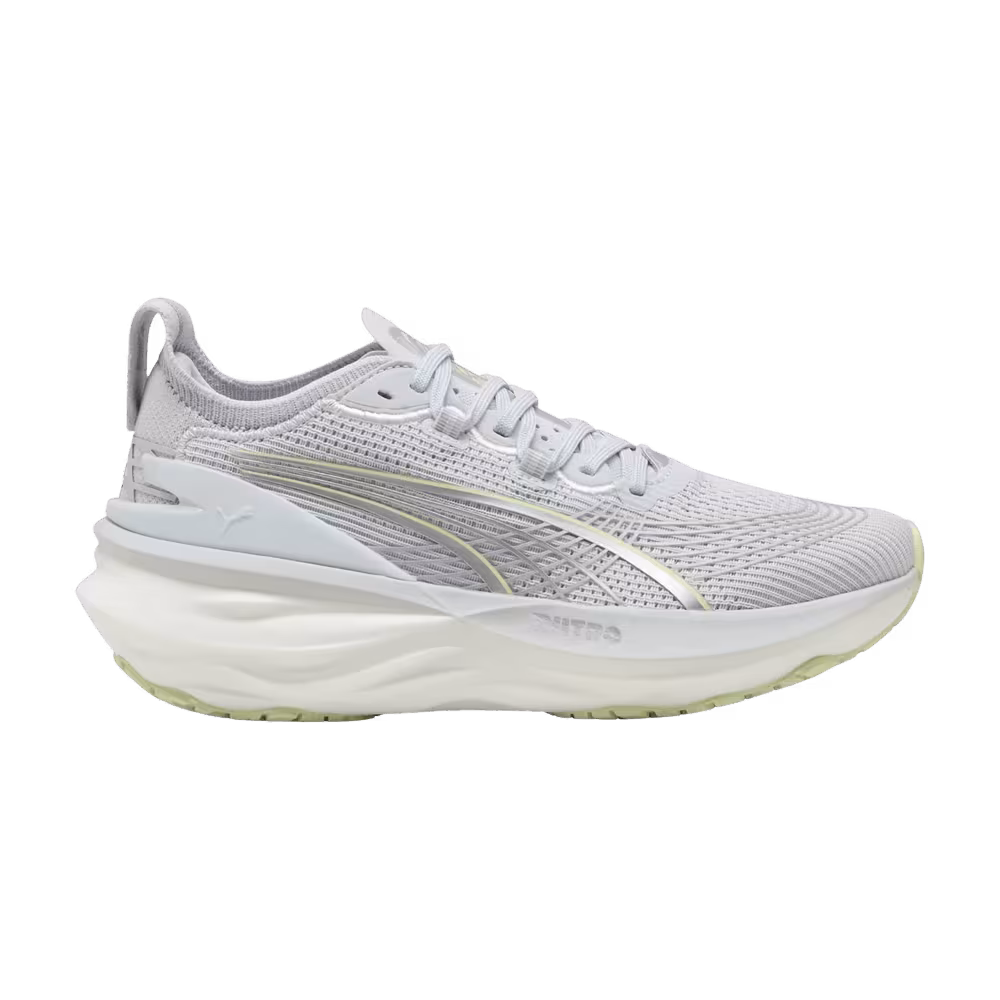 Puma Women's Foreverrun Nitro 2 Silver Mist Apple Spritz