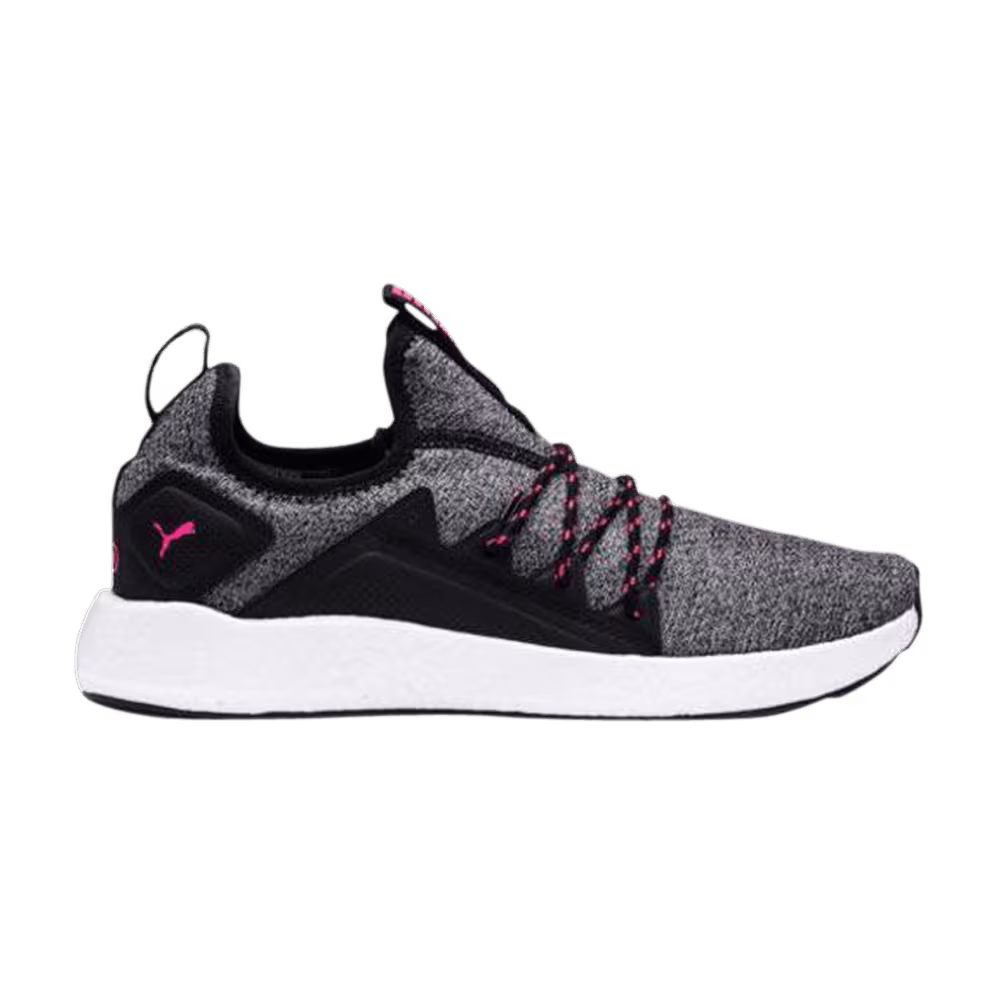Puma Women's NRGY Neko Knit Black Pink