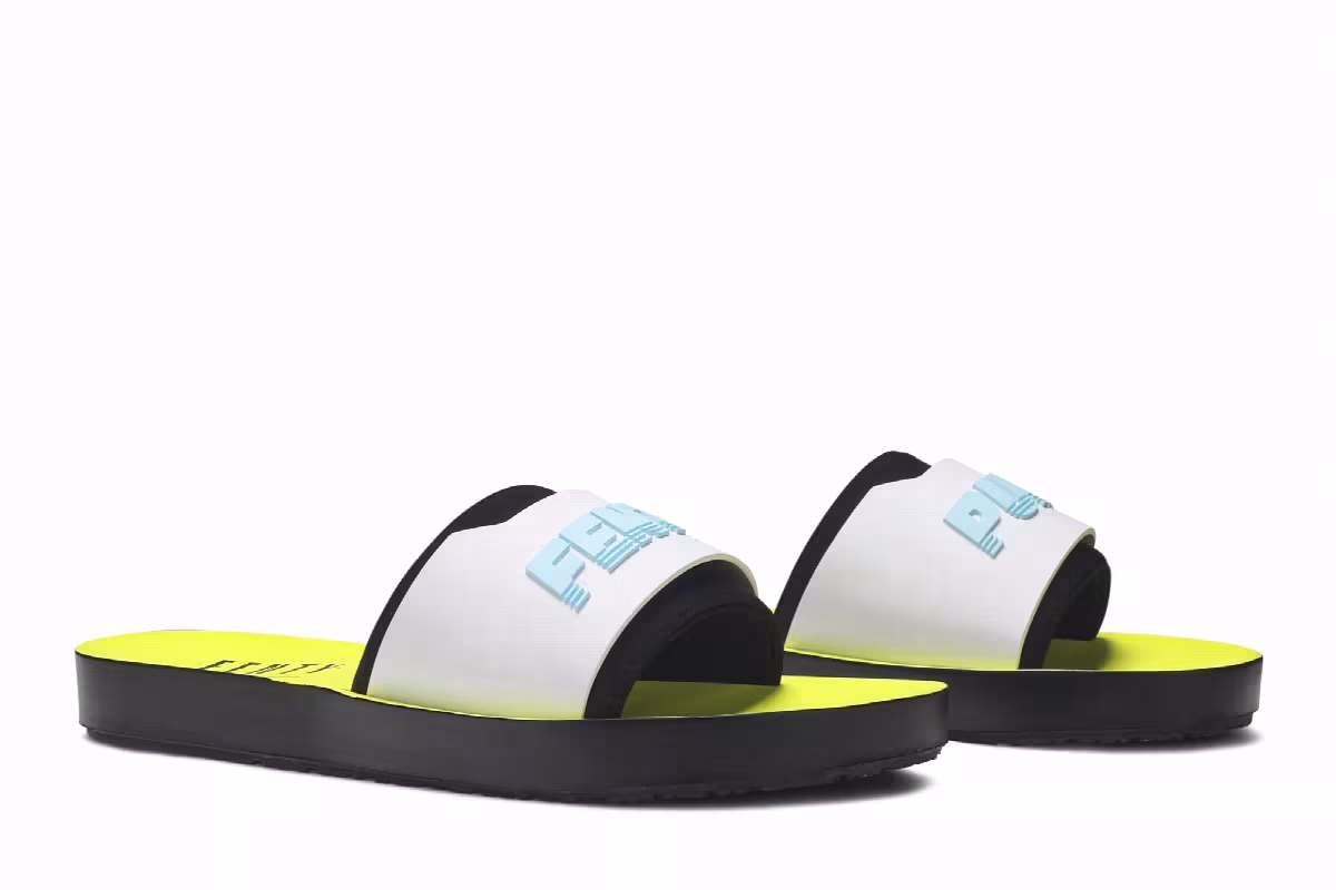 Puma Fenty x Women's Surf Slide Safety Yellow, view 9