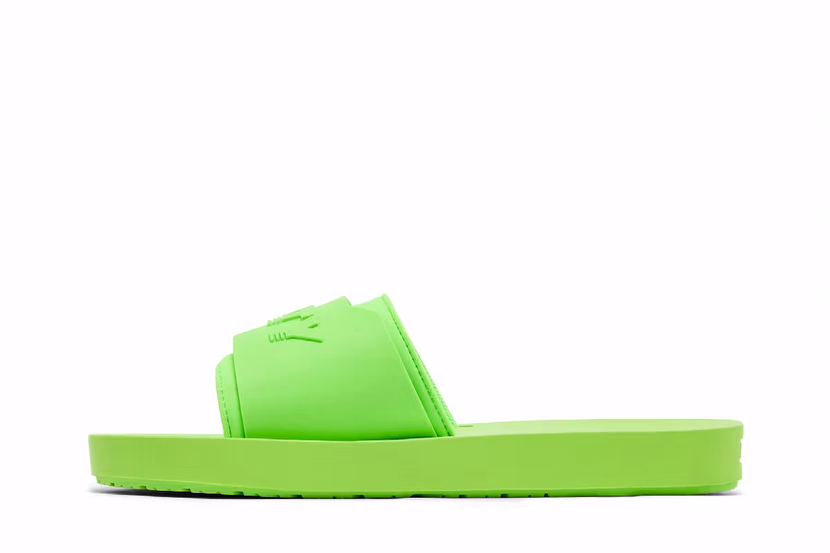 Fenty x Puma Women's Surf Slide Green Gecko, view 4