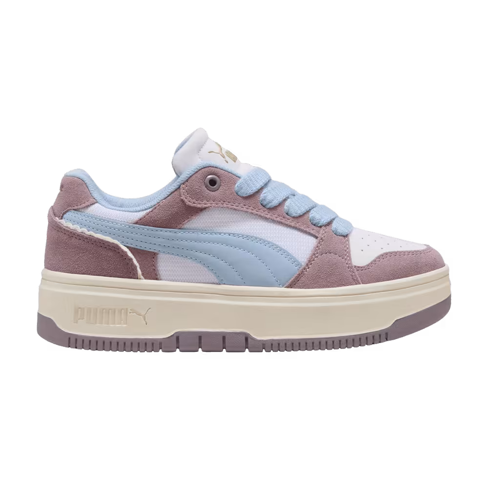 Puma Women's Rebound Femme Low Memoires White Purple