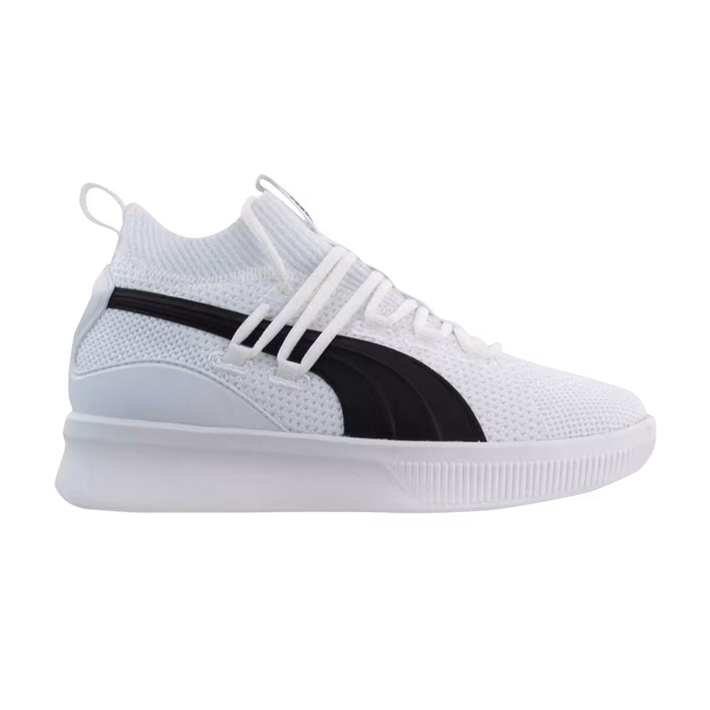 Puma Clyde Court Jr White Black