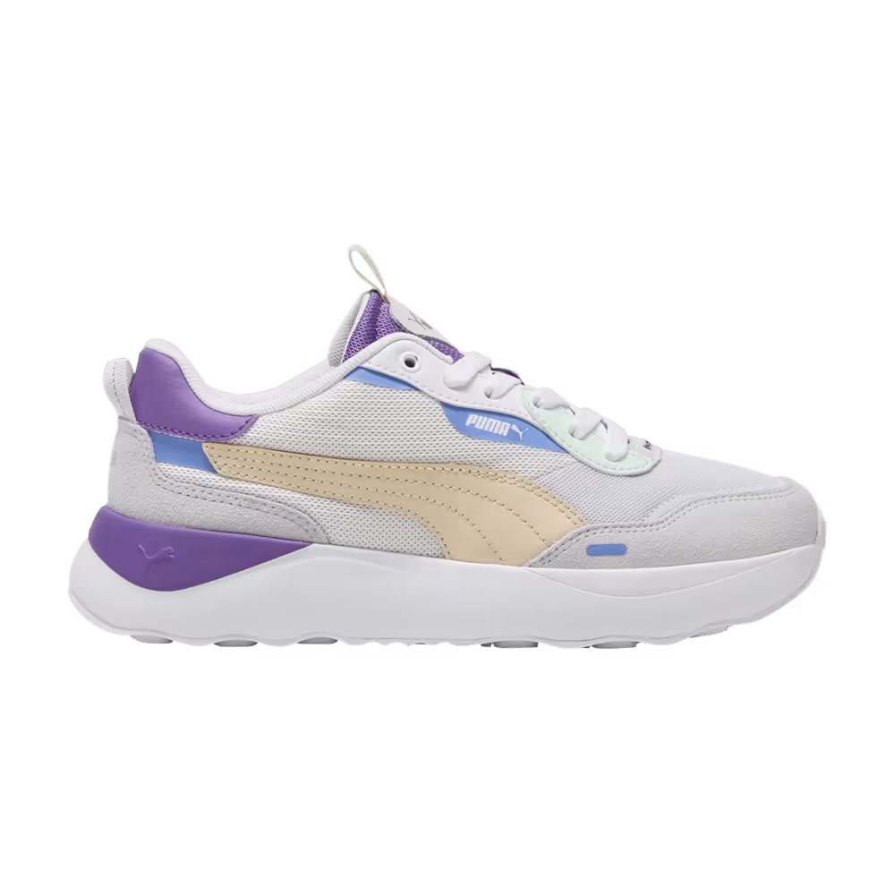 Puma Women's Runtamed Platform Silver Mist Ultraviolet
