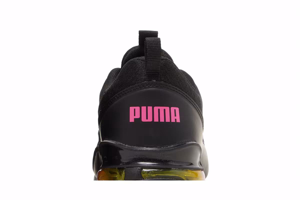 Puma Women's Riaze Prowl Rainbow Black Luminous Pink, view 8