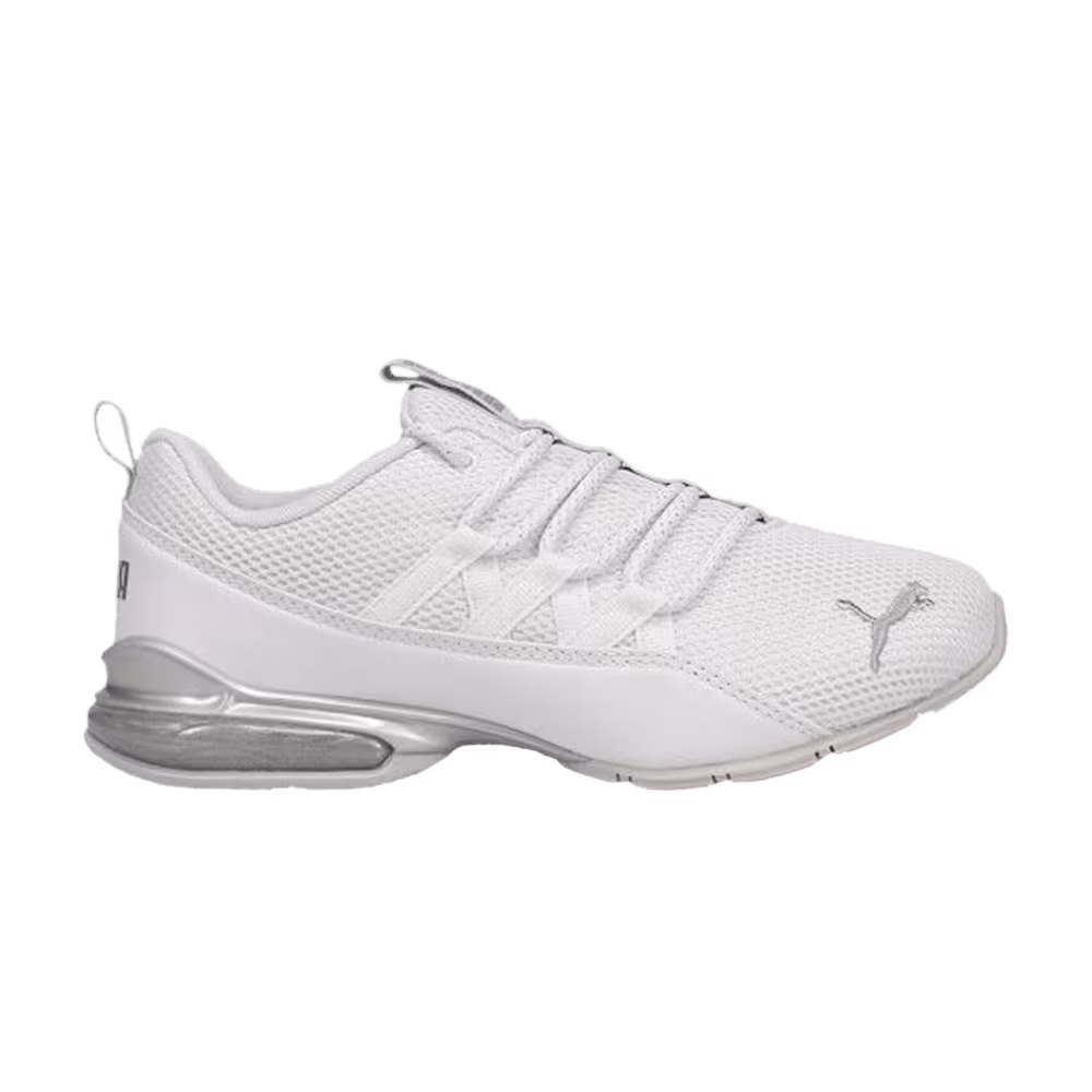 Puma Women's Riaze Prowl Mod Swirl White Silver