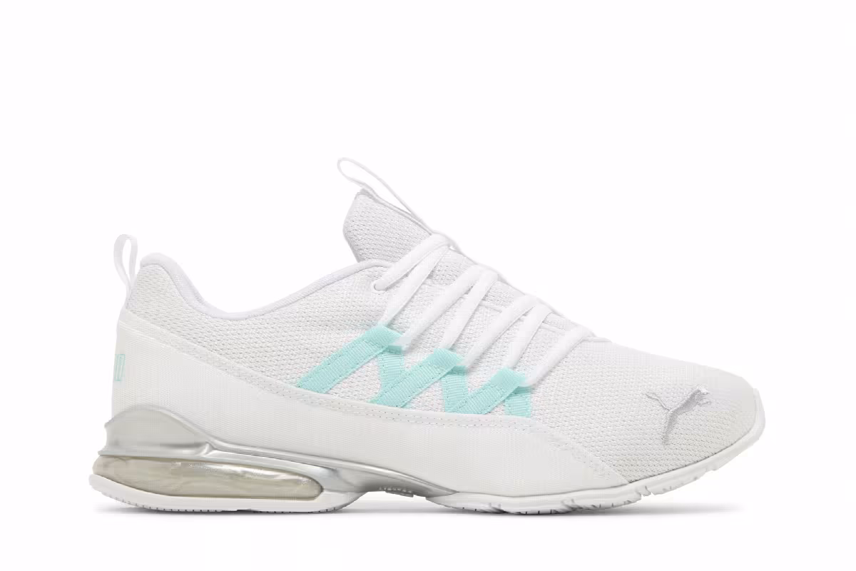 Puma Women's Riaze Prowl White Gulf Stream, view 2