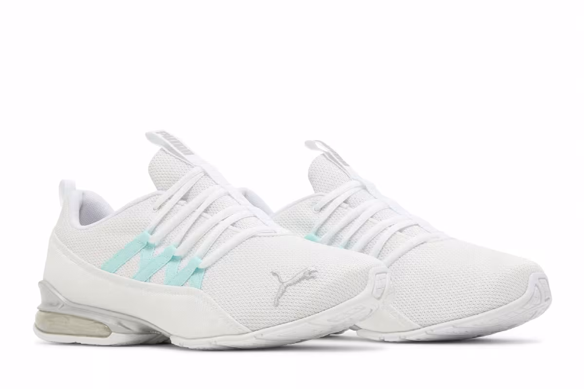 Puma Women's Riaze Prowl White Gulf Stream, view 9