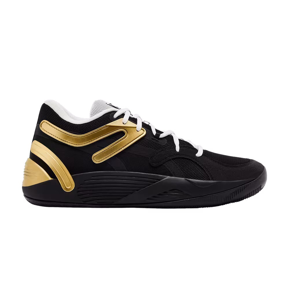 Puma TRC Blaze Court Black Metallic Gold