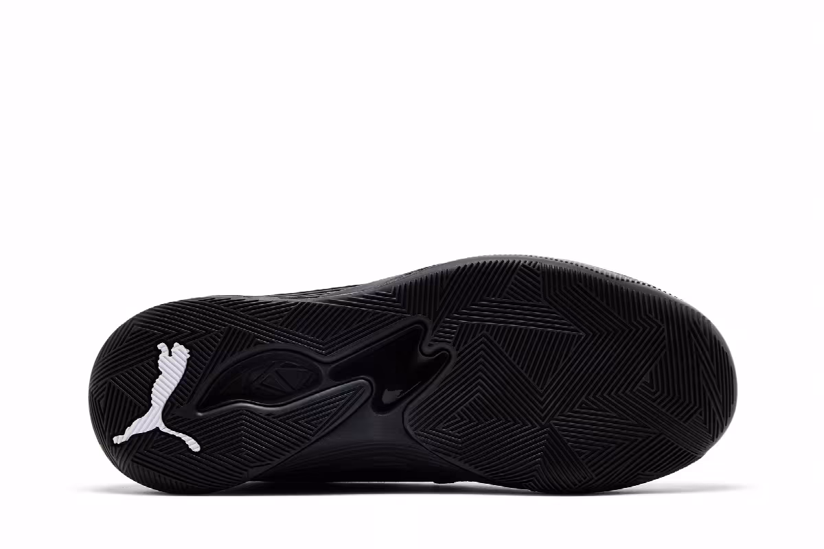 Puma TRC Blaze Court Black Metallic Gold, view 5