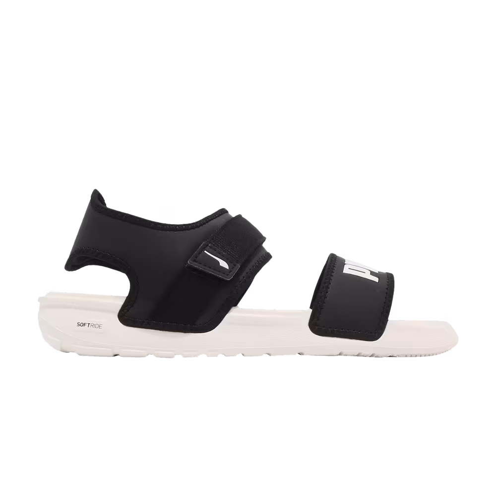 Puma SoftRide Sandal Black Marshmallow