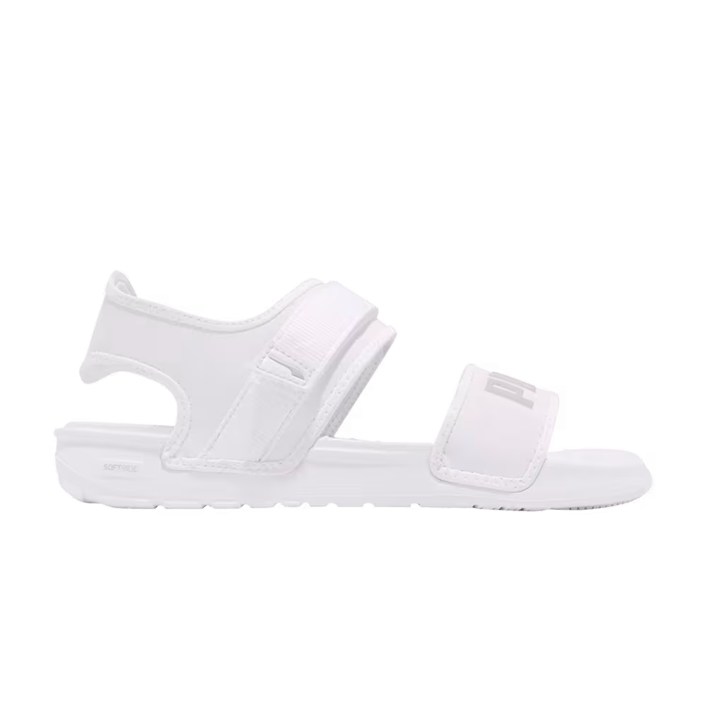 Puma SoftRide Sandal White Grey Violet