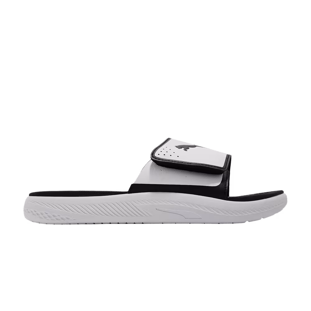 Puma Softride Slide White Black