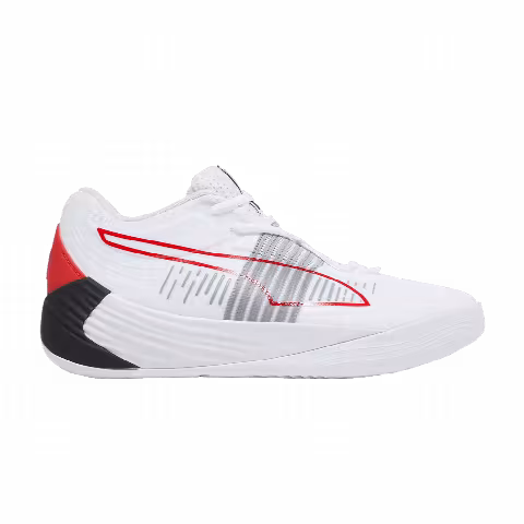 Puma Fusion Nitro 'White High Risk Red'
