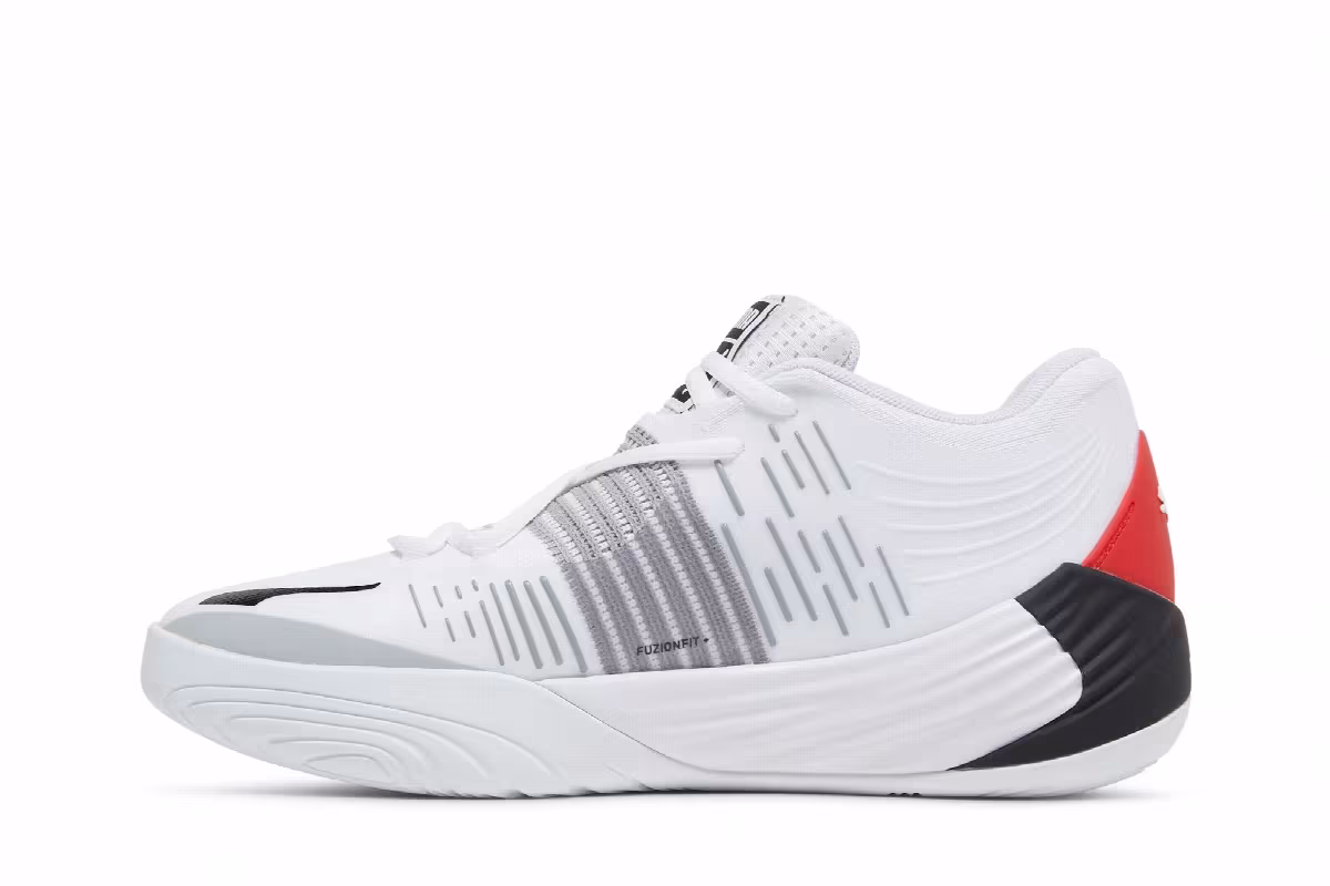 Puma Fusion Nitro White High Risk Red, view 4
