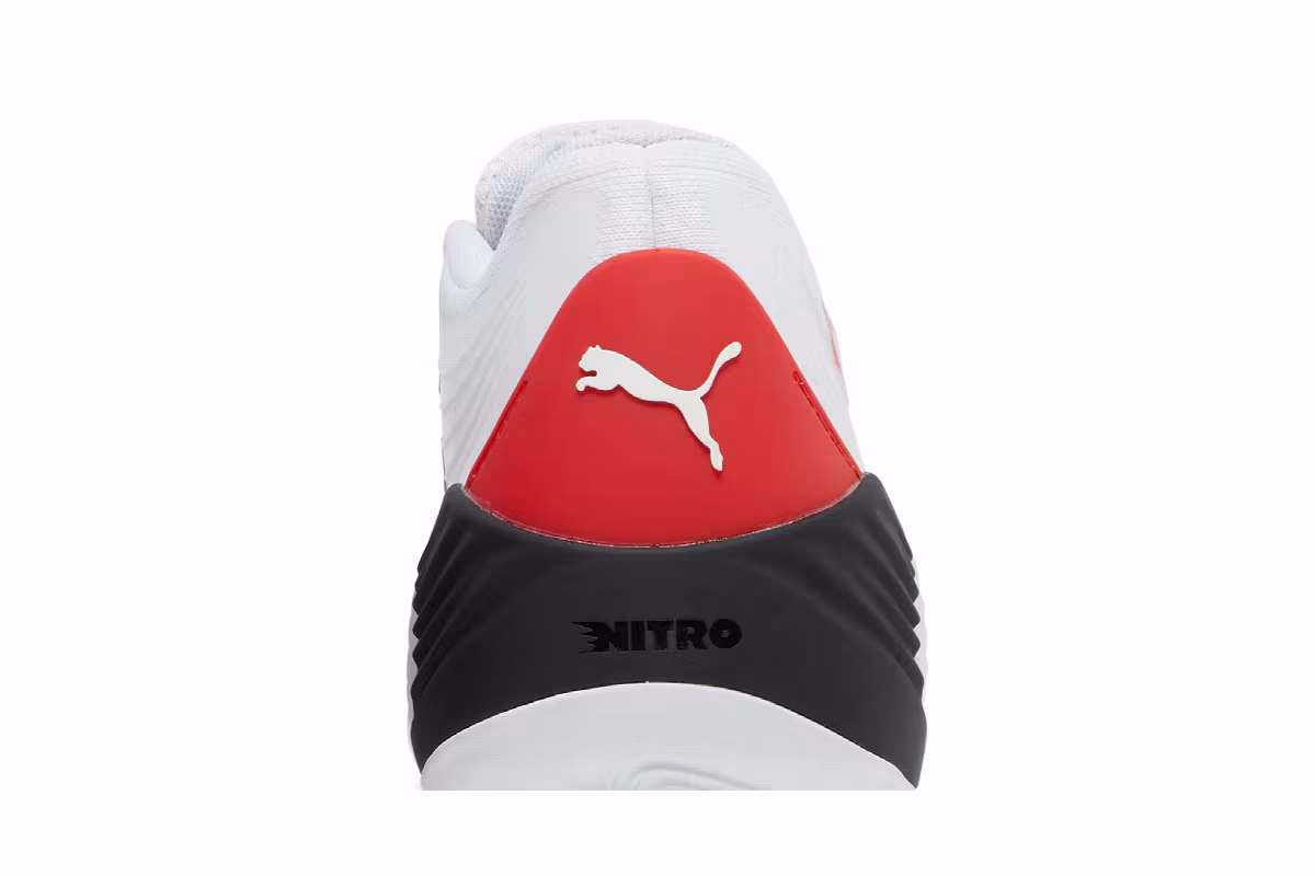 Puma Fusion Nitro White High Risk Red, view 8