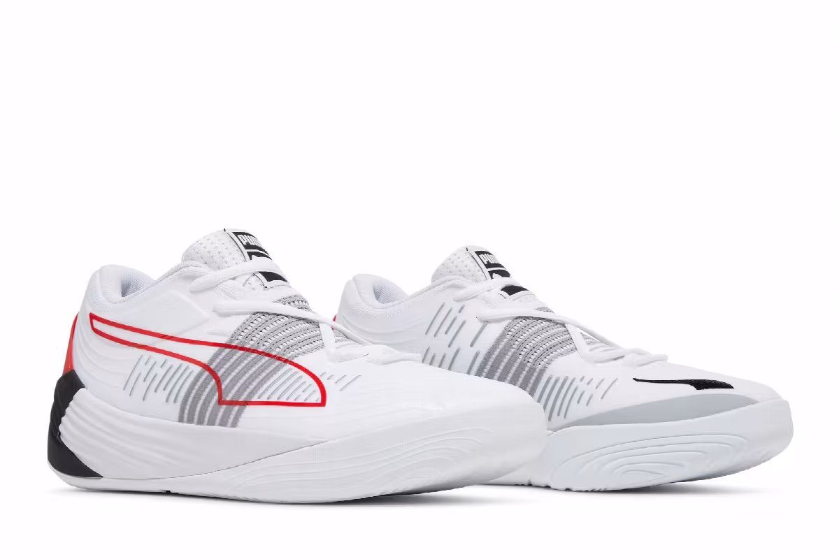 Puma Fusion Nitro White High Risk Red, view 9