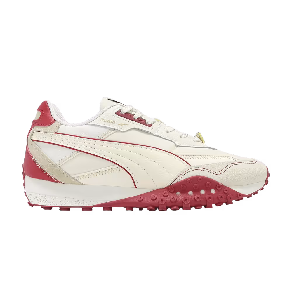 Puma Blktop Rider Oatmeal Red