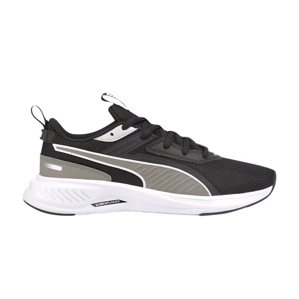 Puma Scorch Runner Big Kid Black White