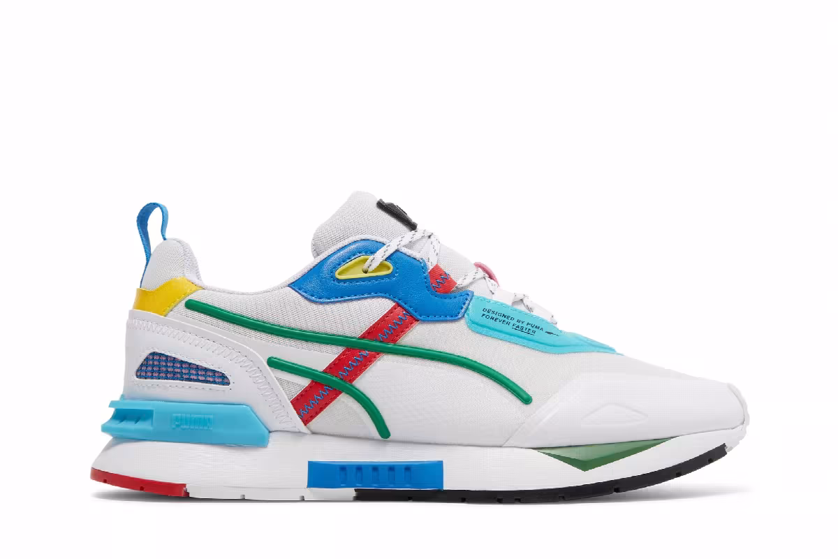 Puma Mirage Tech Game White Multi, view 2