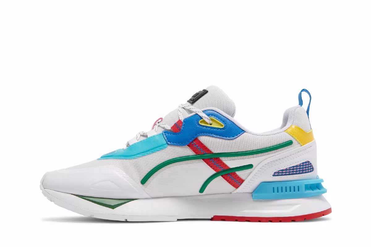 Puma Mirage Tech Game White Multi, view 4
