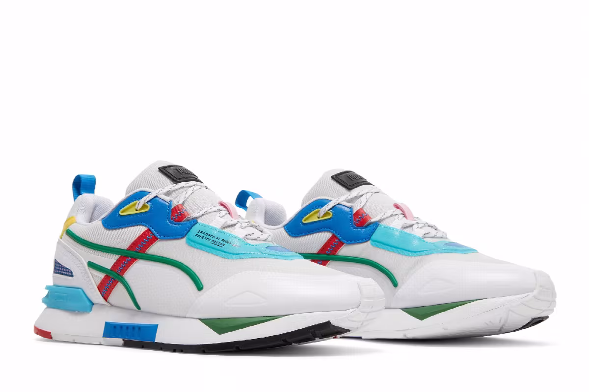 Puma Mirage Tech Game White Multi, view 9