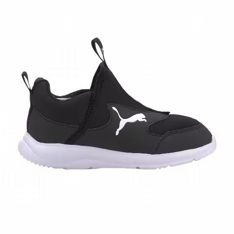 Puma Fun Racer Slip-On Little Kid 'Black White'