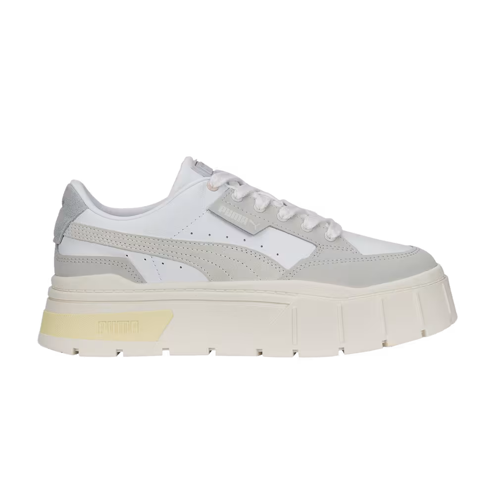 Puma Women's Mayze Stack Luxe Nimbus Cloud White