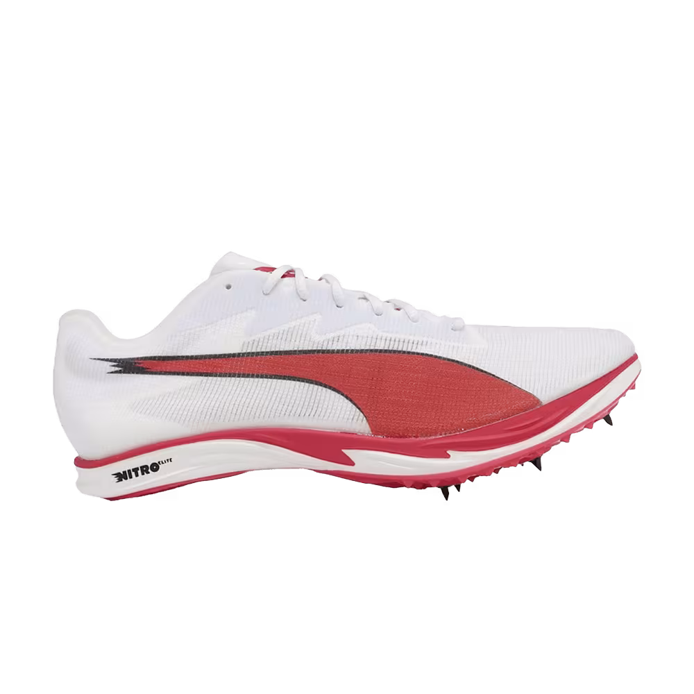 Puma Mid Distance Nitro Elite 3F White Red