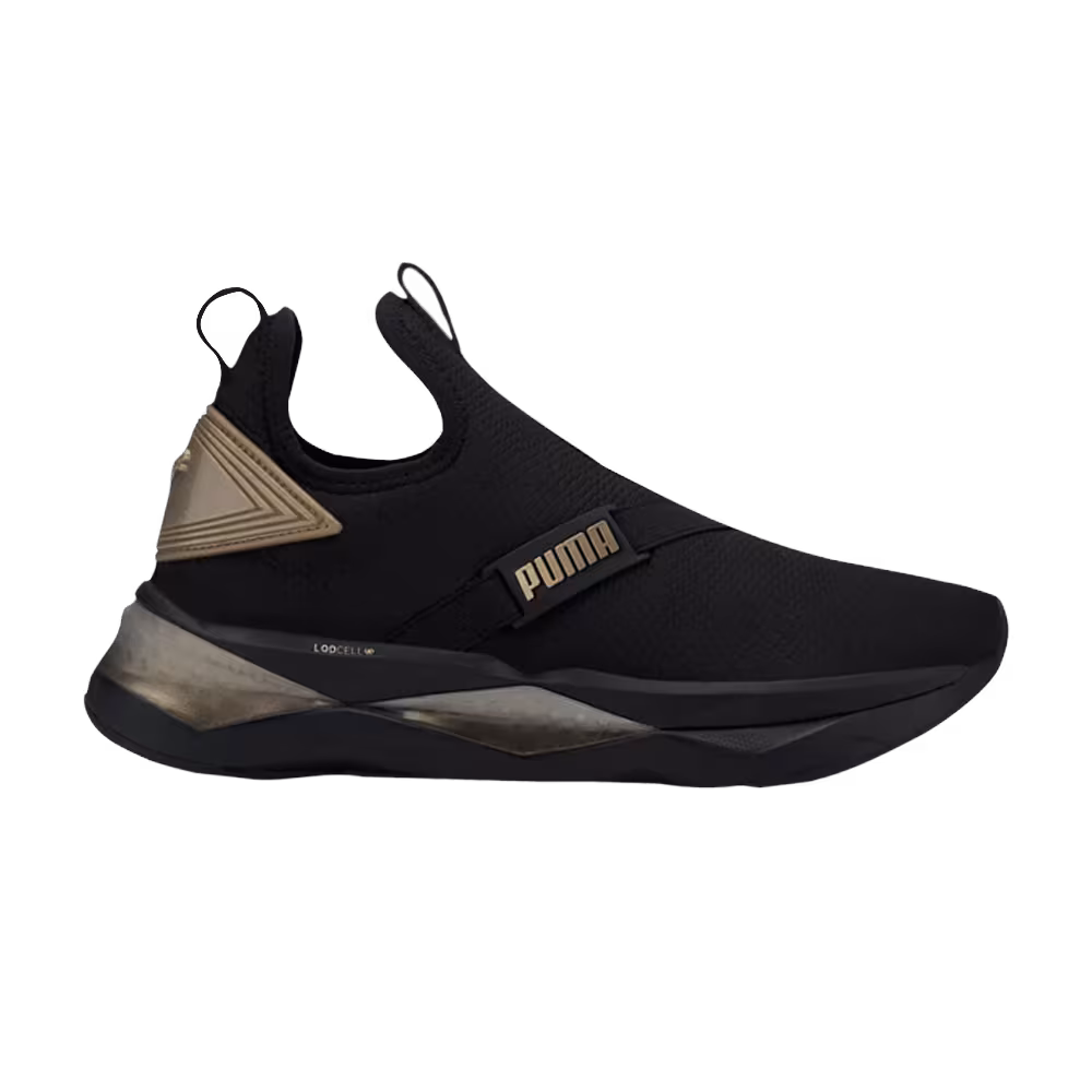 Puma Women's LQDCELL Shatter Mid Black Gold