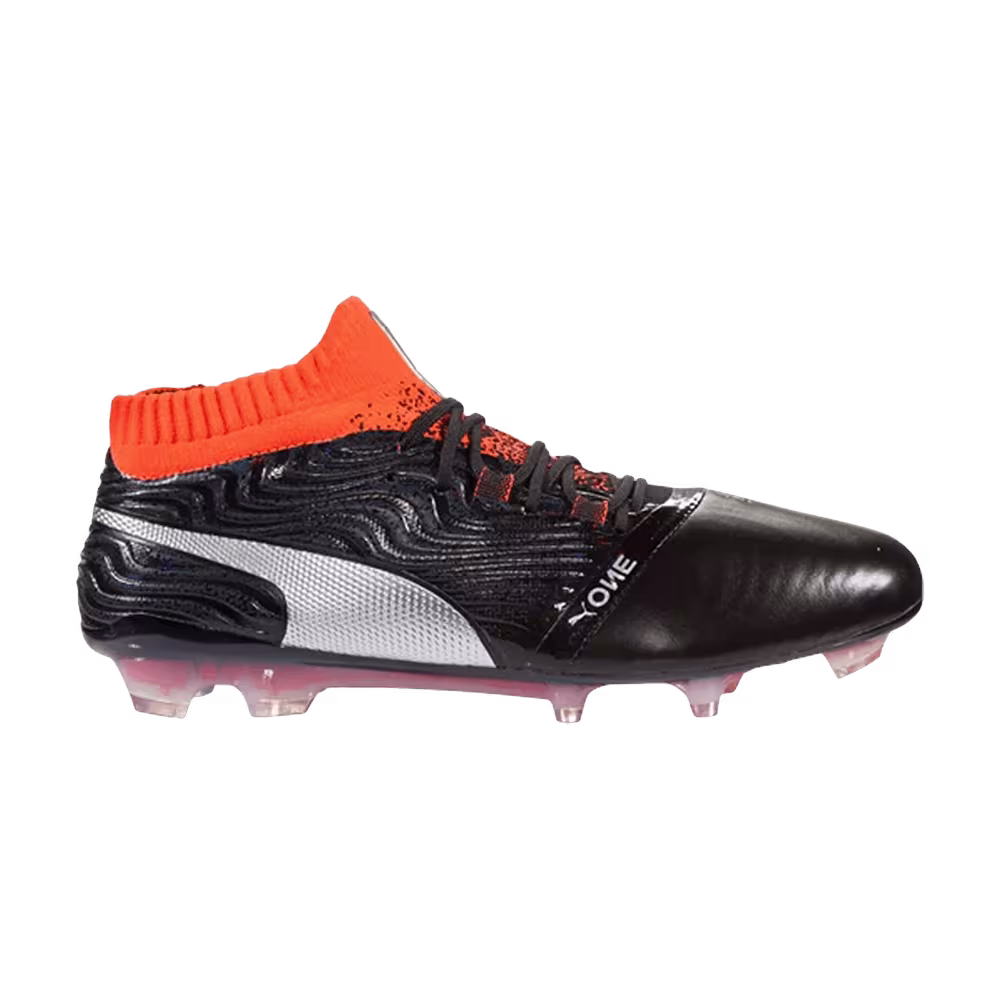 Puma One 18.1 FG Black Red