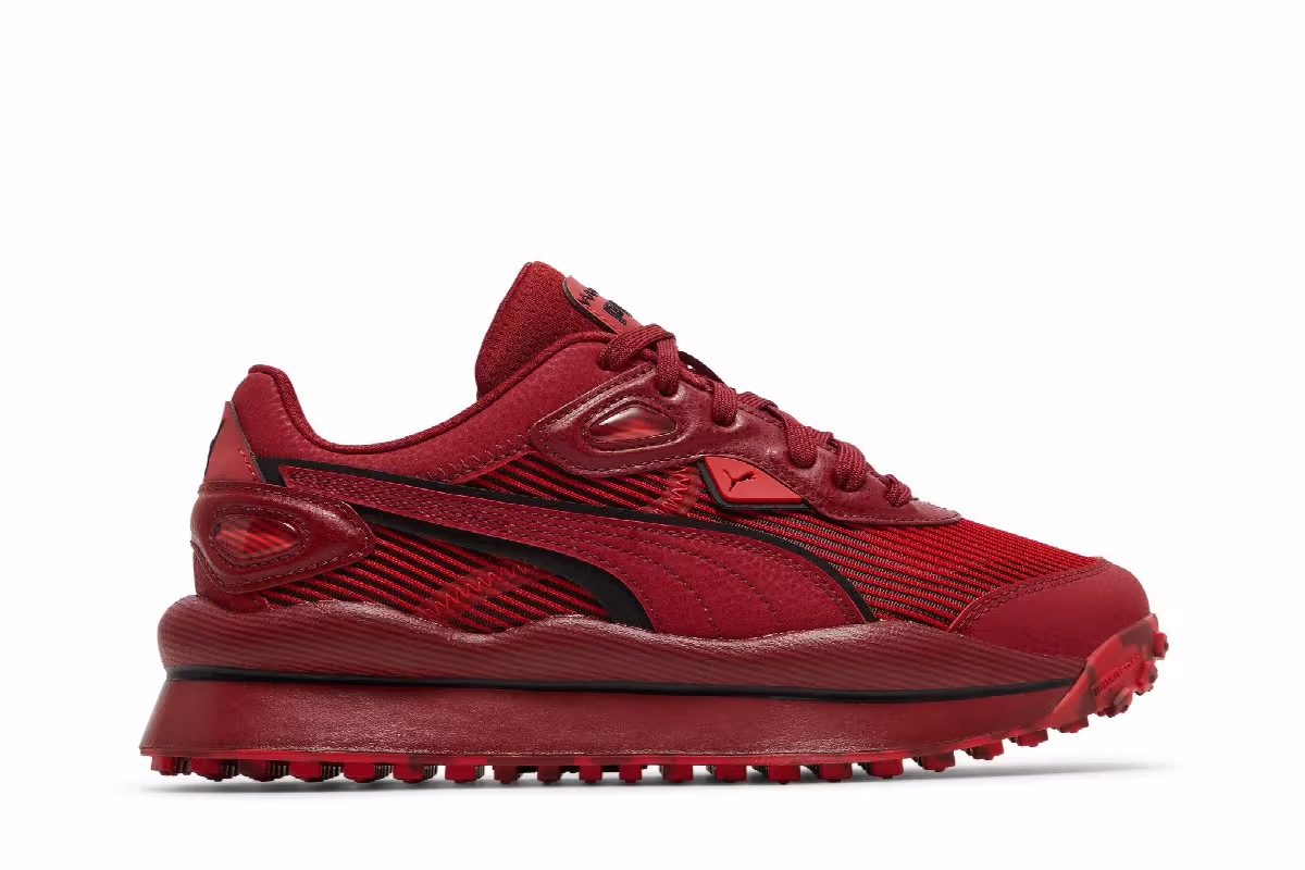 Puma Street Rider Jr Red Dahlia, view 2