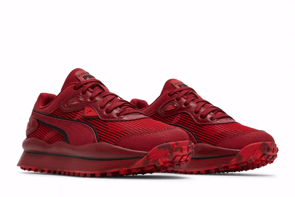 Puma Street Rider Jr Red Dahlia, view 9