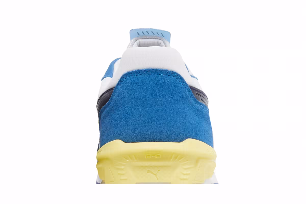 Puma Porsche Legacy x Low Racer White Peacoat Celandine, view 8
