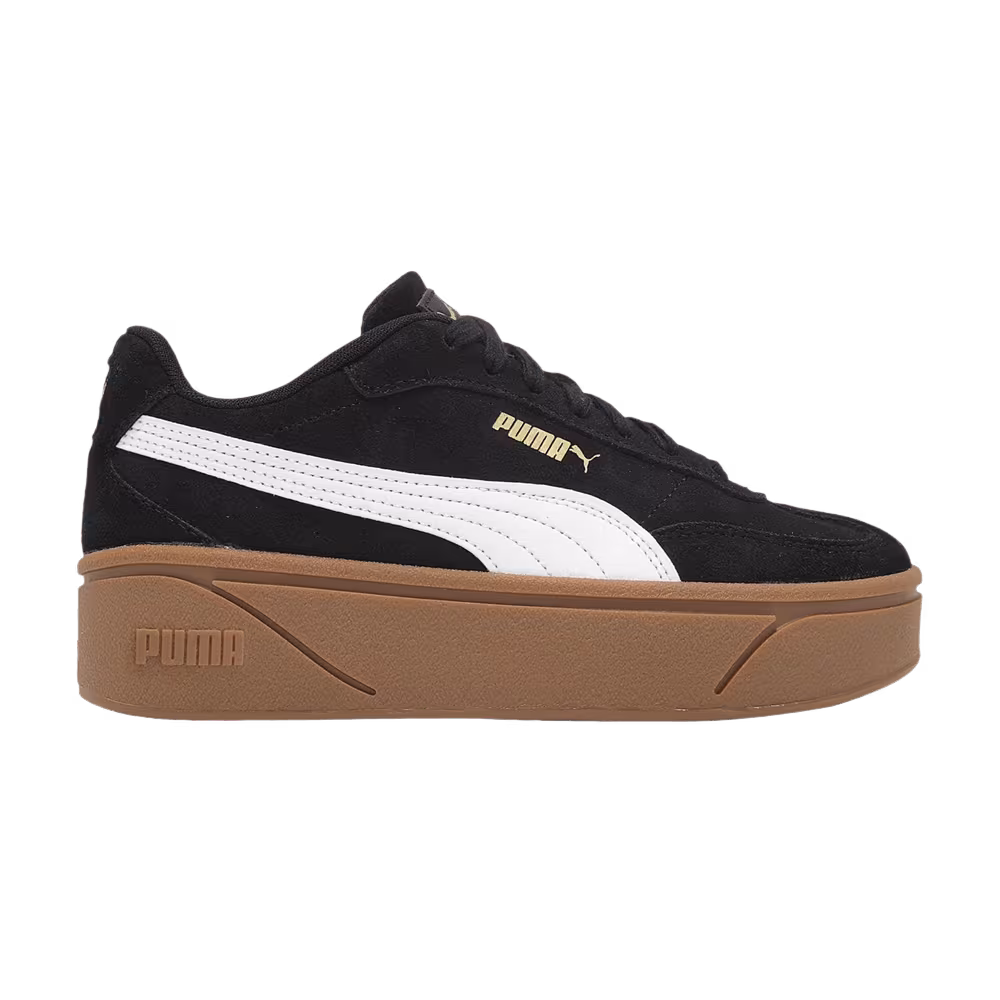 Puma Women's Club 2 Era Platform SD Black White