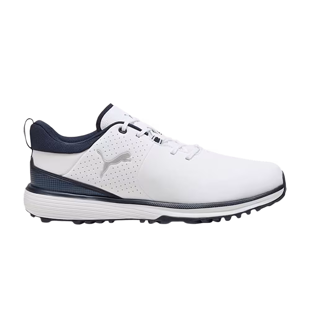 Puma Fusion Grip ST White Silver Deep Navy