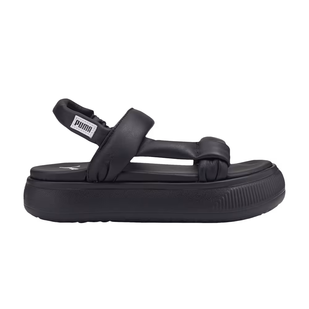 Puma Women's Suede Mayu Summer Platform Sandal Black