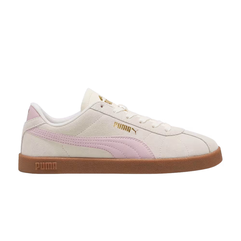 Puma Women's Club II Warm White Rose Mauve Gum