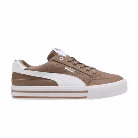 Puma Court Classic Vulcanized Formstrip 'Totally Taupe/White'