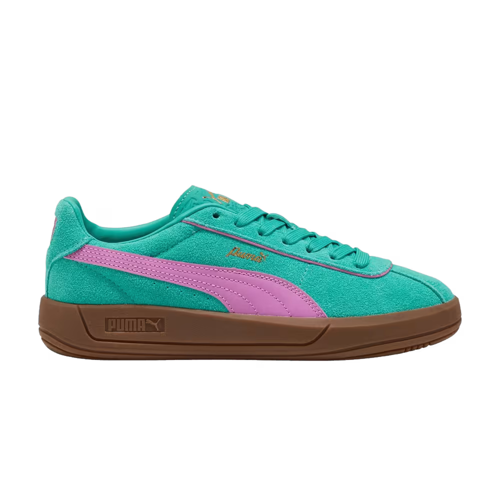 Puma Women's Club Klassika Vibrant Green Mauve Pop