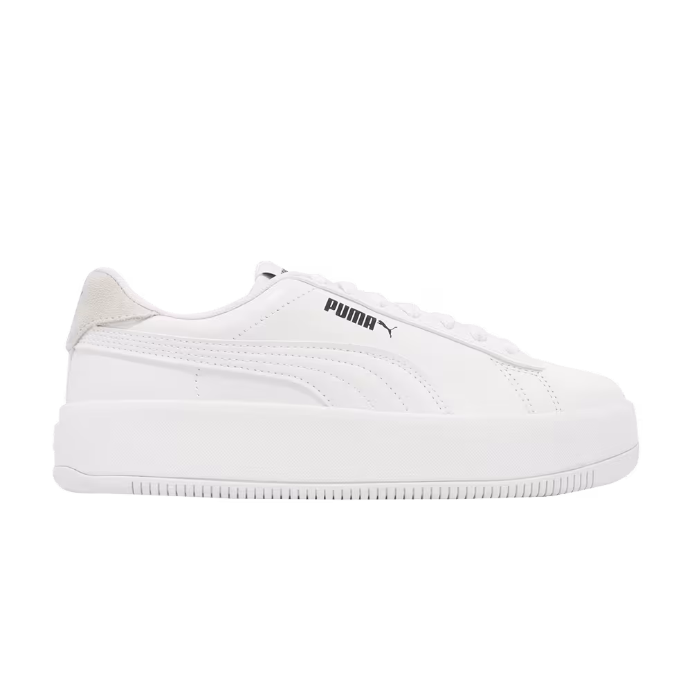 Puma Women's Lily Platform Leather White