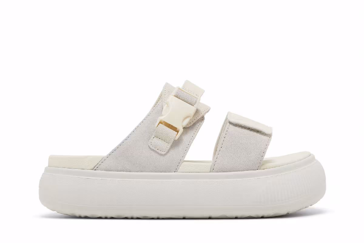 Puma Women's Suede Mayu Sandal Nimbus Cloud Pristine, view 2