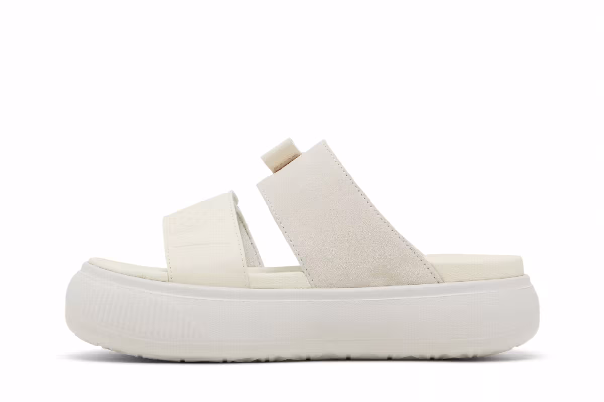 Puma Women's Suede Mayu Sandal Nimbus Cloud Pristine, view 4