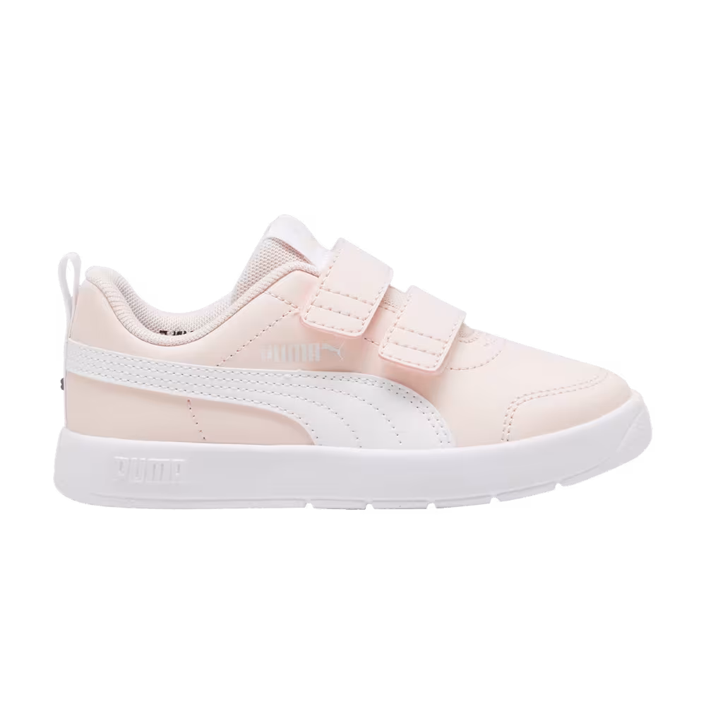 Puma Courtflex V3 V Little Kid Island Pink White