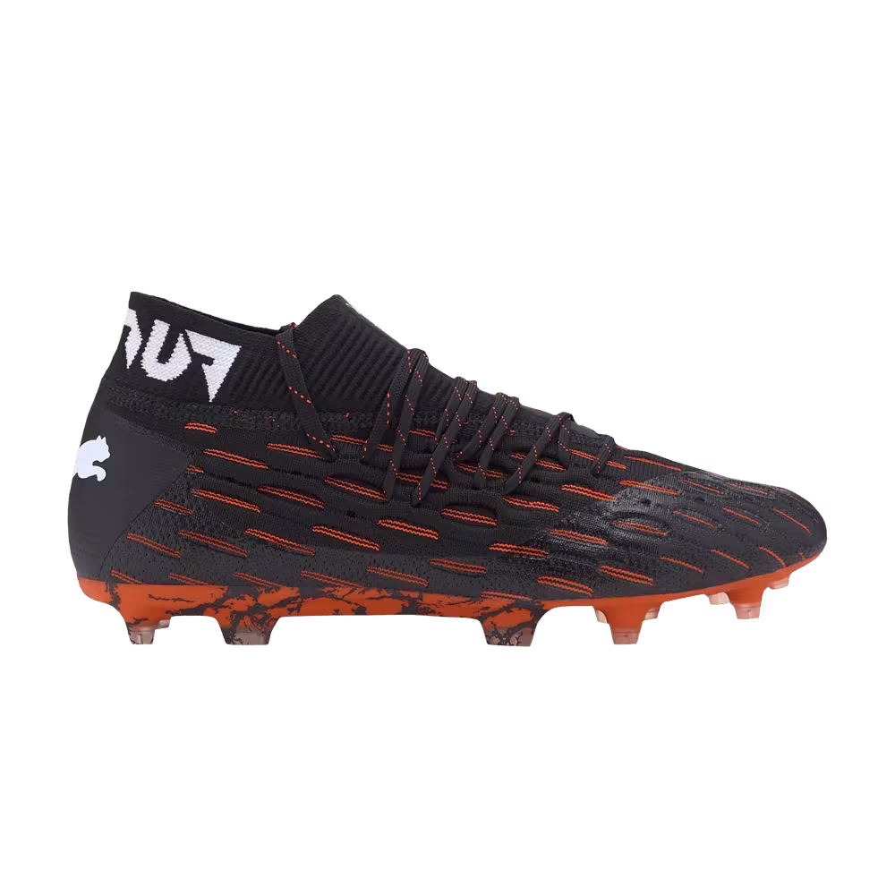 Puma Future 6.1 Netfit FG AG Black Shocking Orange