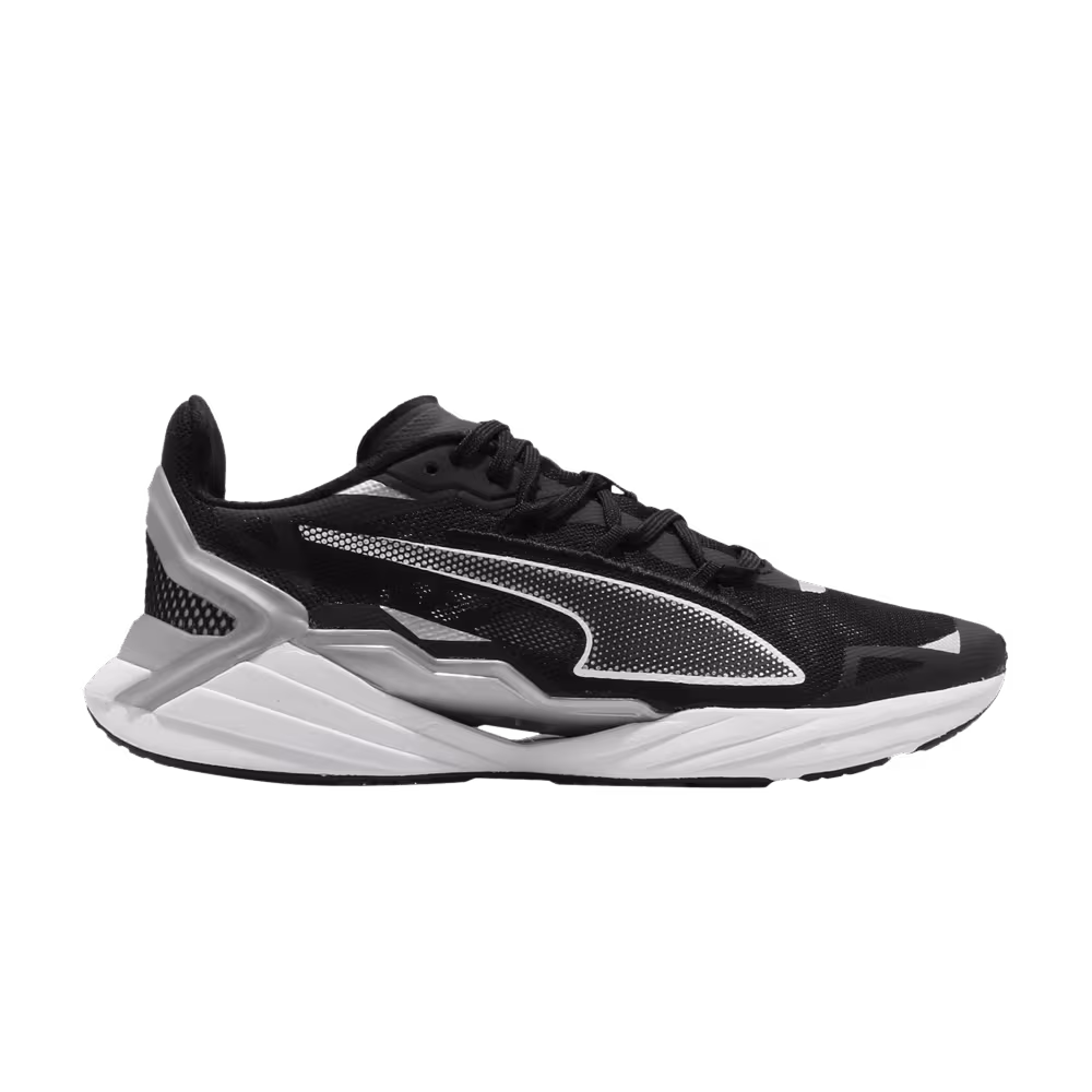 Puma Women's UltraRide Black Metallic Silver