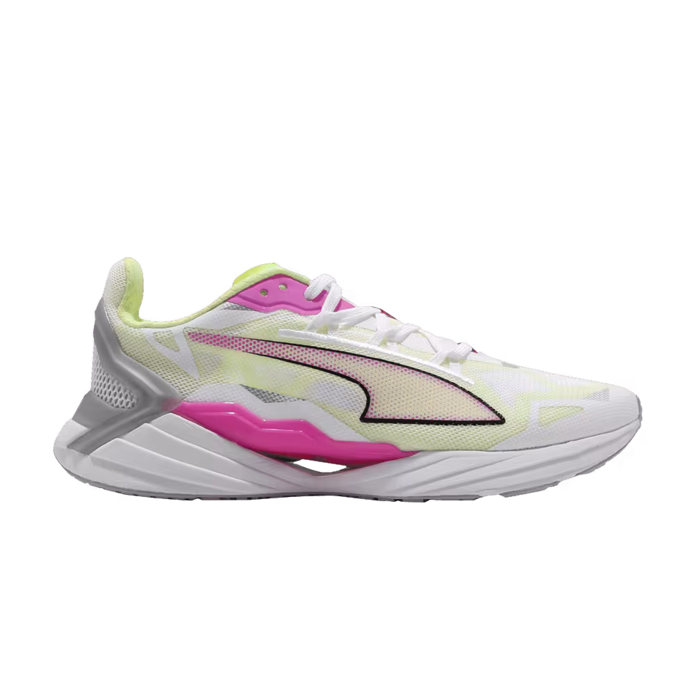 Puma Women's UltraRide White Luminous Yellow